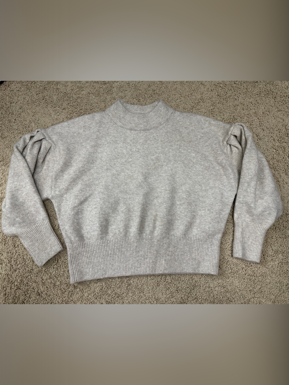 H&M Light Gray Crewneck Sweater